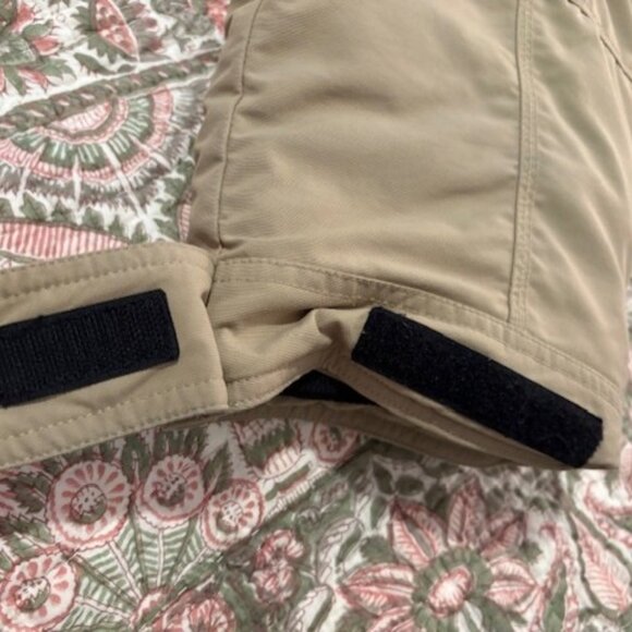 Eddie Bauer Goose Down Jacket Mens XXLarge Beige Mid-length Parka Full zip - Picture 10 of 16